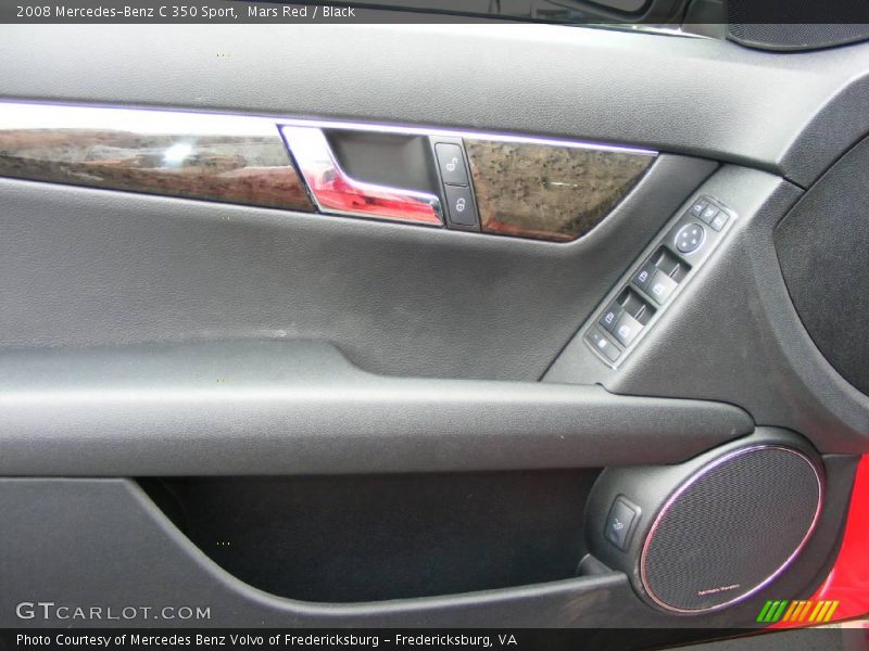 Mars Red / Black 2008 Mercedes-Benz C 350 Sport