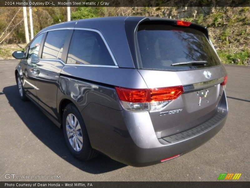 Modern Steel Metallic / Gray 2014 Honda Odyssey EX-L