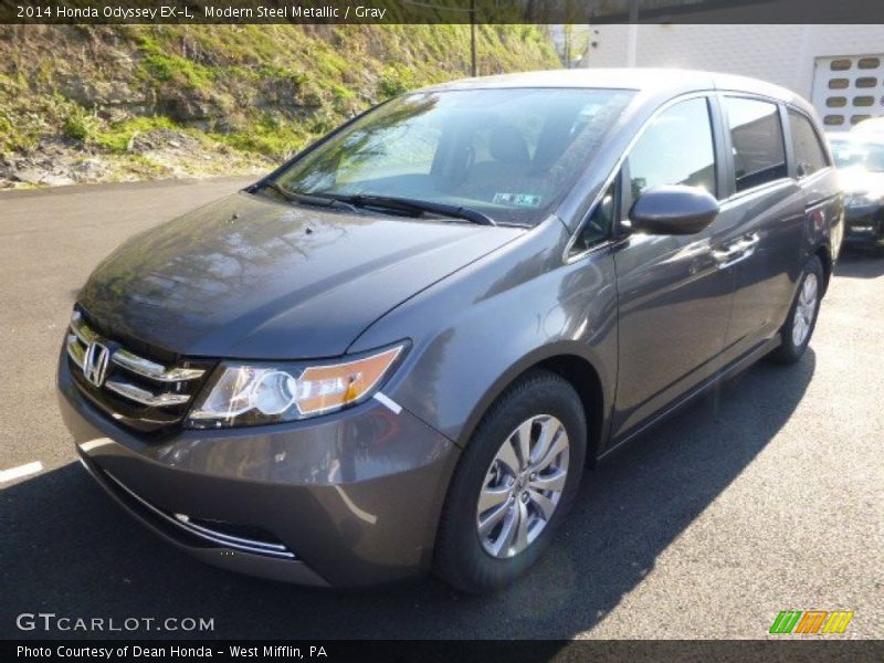 Modern Steel Metallic / Gray 2014 Honda Odyssey EX-L