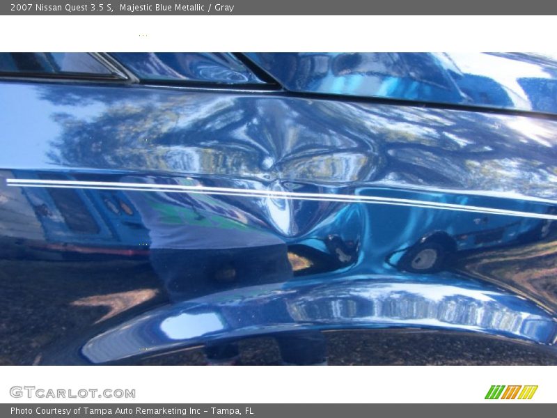 Majestic Blue Metallic / Gray 2007 Nissan Quest 3.5 S