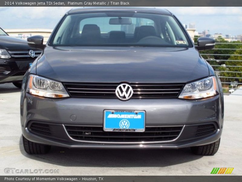 Platinum Gray Metallic / Titan Black 2014 Volkswagen Jetta TDI Sedan