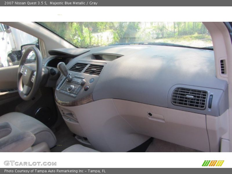 Majestic Blue Metallic / Gray 2007 Nissan Quest 3.5 S