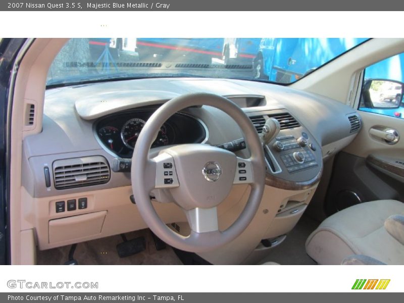 Majestic Blue Metallic / Gray 2007 Nissan Quest 3.5 S