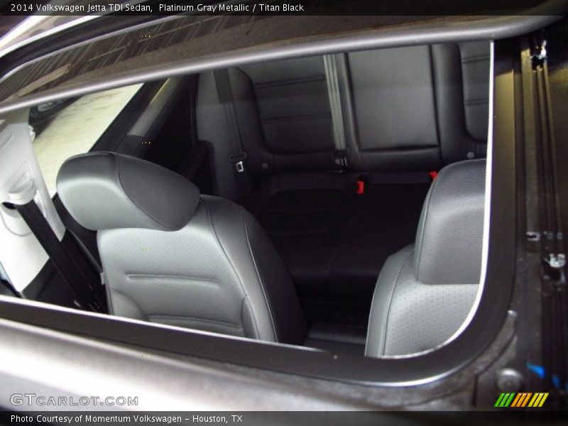 Platinum Gray Metallic / Titan Black 2014 Volkswagen Jetta TDI Sedan