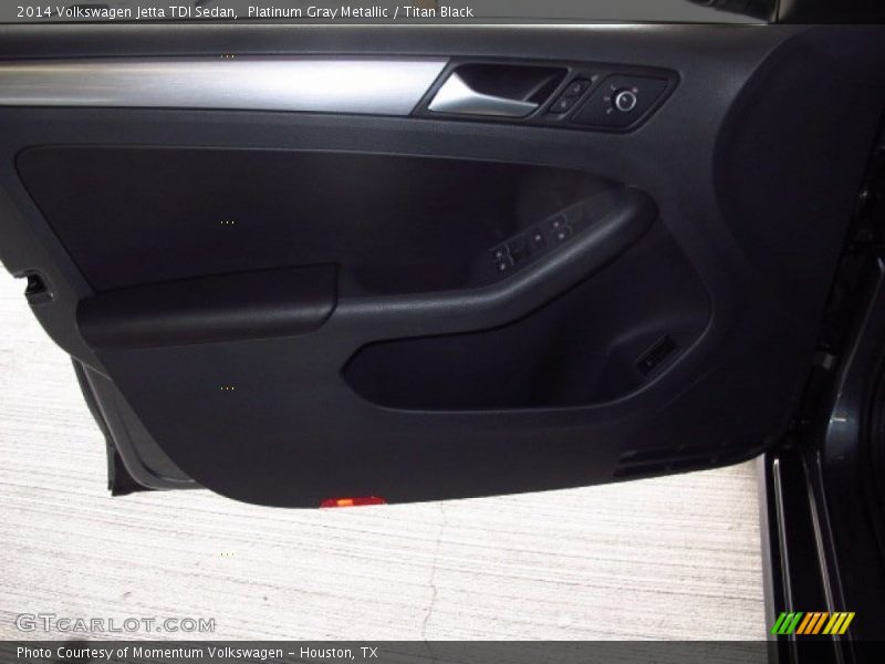 Platinum Gray Metallic / Titan Black 2014 Volkswagen Jetta TDI Sedan