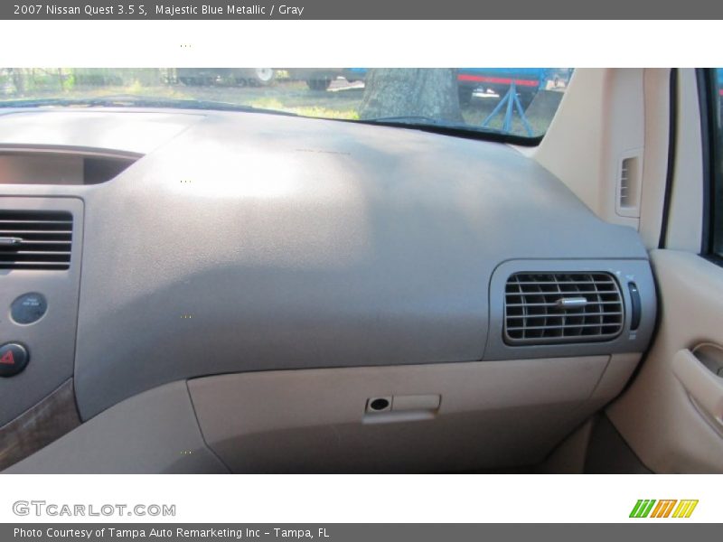 Majestic Blue Metallic / Gray 2007 Nissan Quest 3.5 S