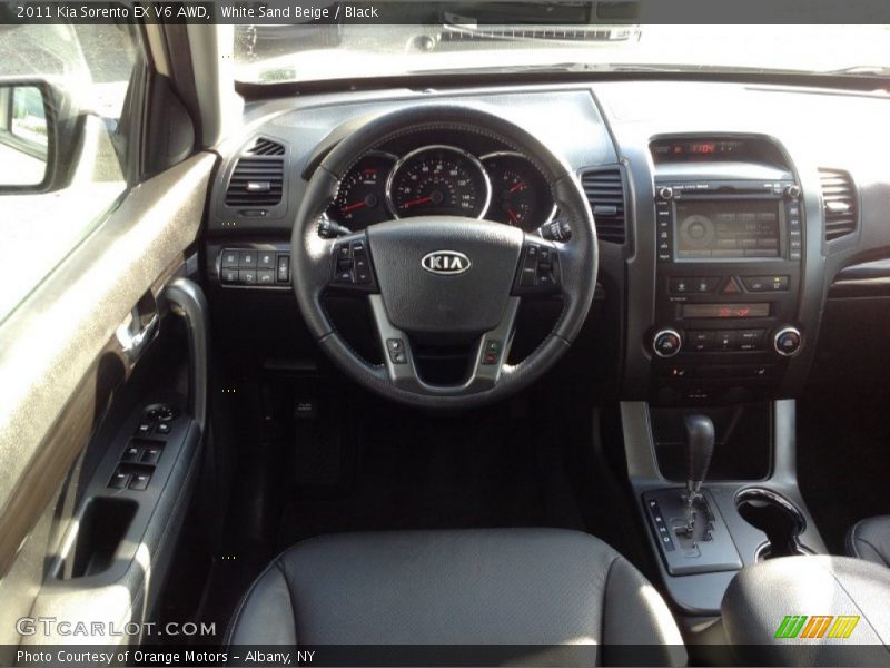 White Sand Beige / Black 2011 Kia Sorento EX V6 AWD