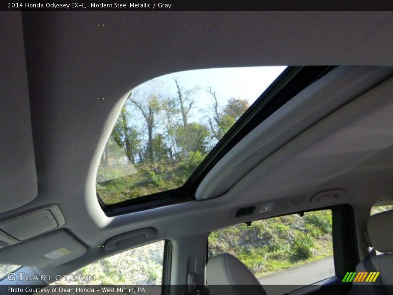 Modern Steel Metallic / Gray 2014 Honda Odyssey EX-L