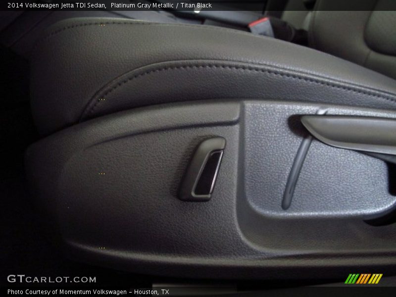 Platinum Gray Metallic / Titan Black 2014 Volkswagen Jetta TDI Sedan