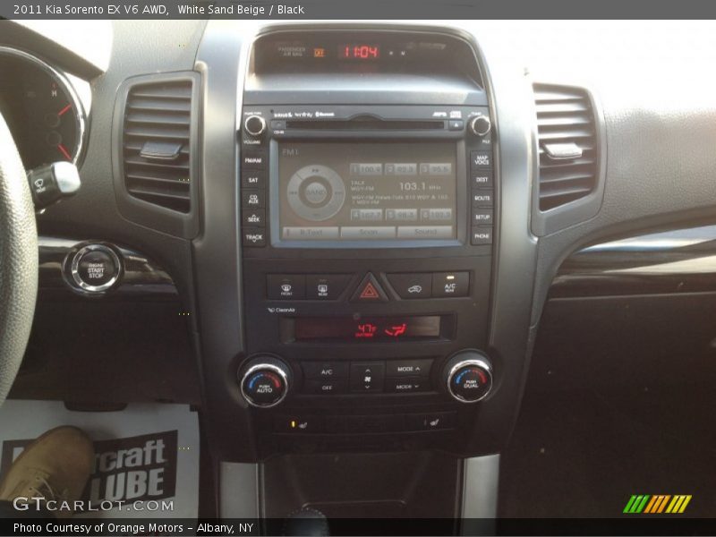 White Sand Beige / Black 2011 Kia Sorento EX V6 AWD