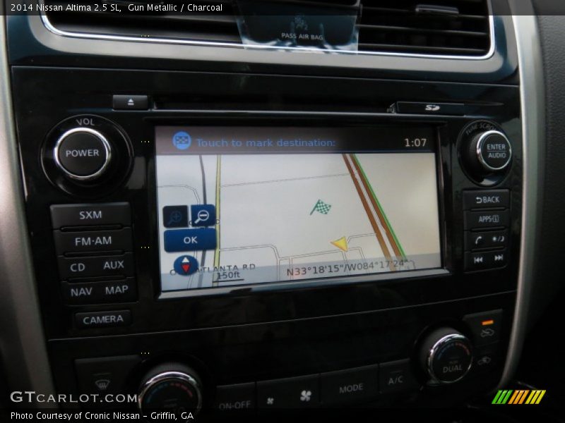 Gun Metallic / Charcoal 2014 Nissan Altima 2.5 SL