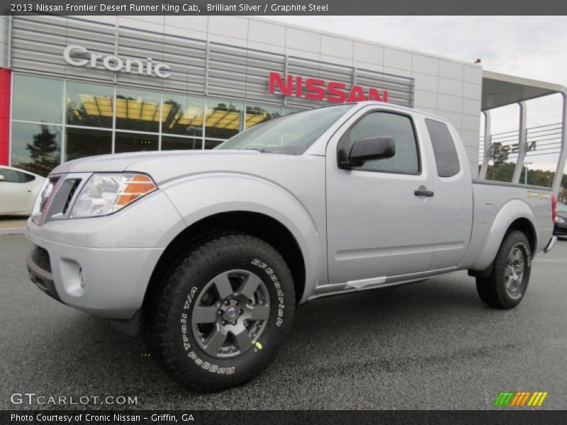 Brilliant Silver / Graphite Steel 2013 Nissan Frontier Desert Runner King Cab