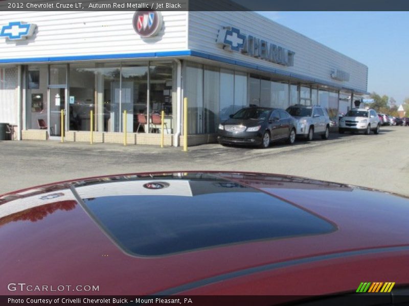 Autumn Red Metallic / Jet Black 2012 Chevrolet Cruze LT
