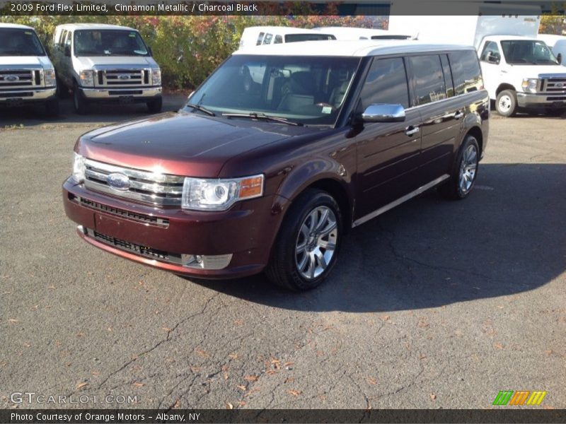 Cinnamon Metallic / Charcoal Black 2009 Ford Flex Limited