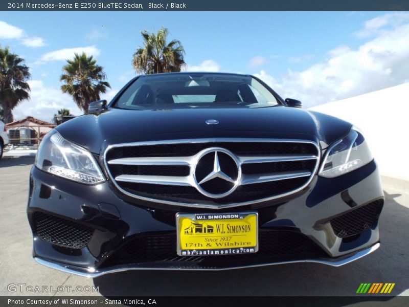 Black / Black 2014 Mercedes-Benz E E250 BlueTEC Sedan