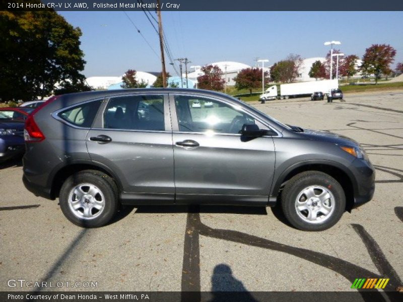 Polished Metal Metallic / Gray 2014 Honda CR-V LX AWD