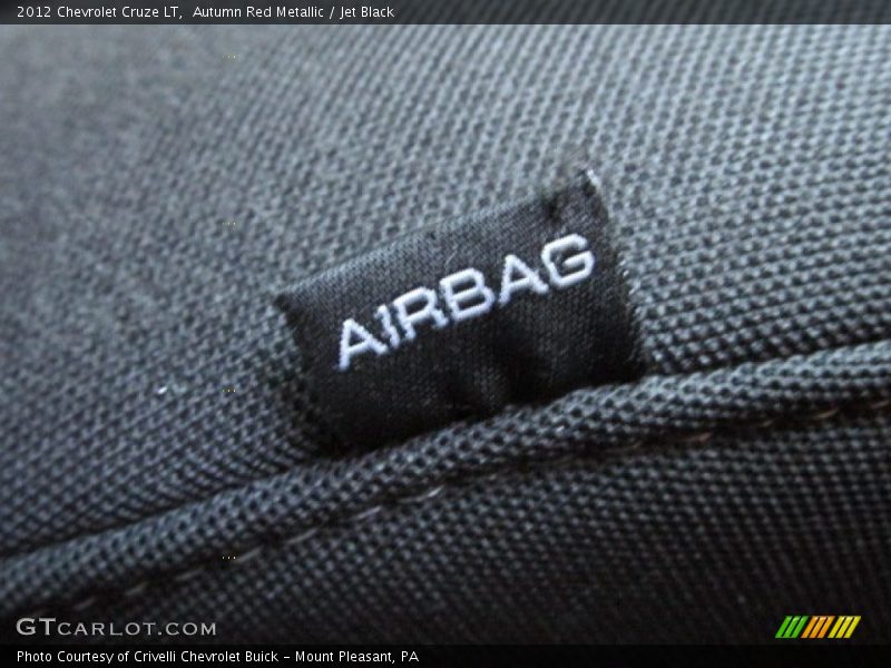 Autumn Red Metallic / Jet Black 2012 Chevrolet Cruze LT