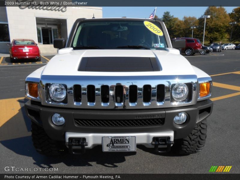 Birch White / Ebony/Pewter 2009 Hummer H3