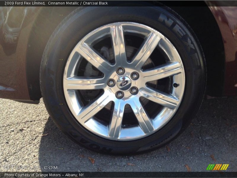 Cinnamon Metallic / Charcoal Black 2009 Ford Flex Limited