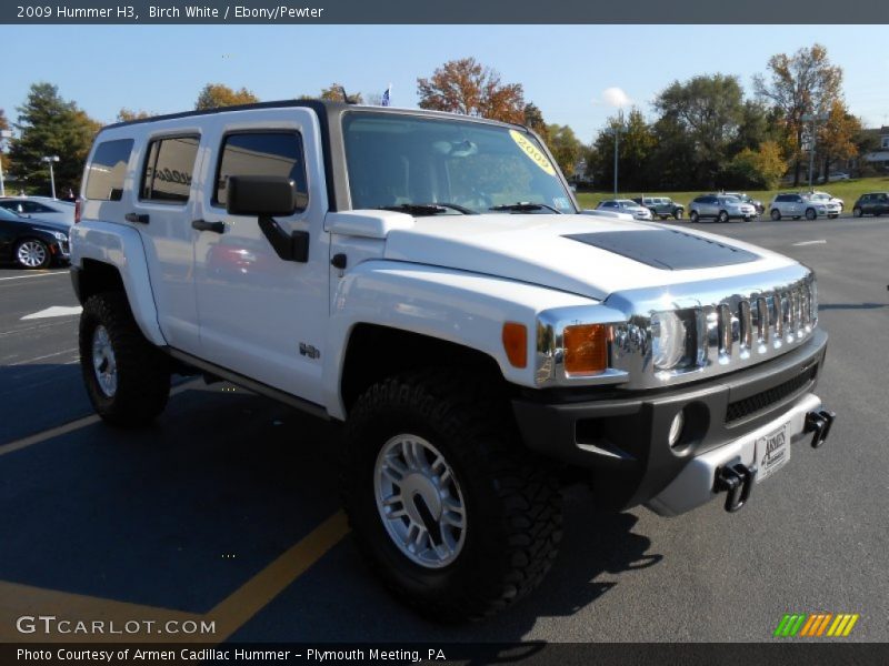 Birch White / Ebony/Pewter 2009 Hummer H3