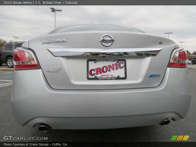 Brilliant Silver / Charcoal 2014 Nissan Altima 2.5 S
