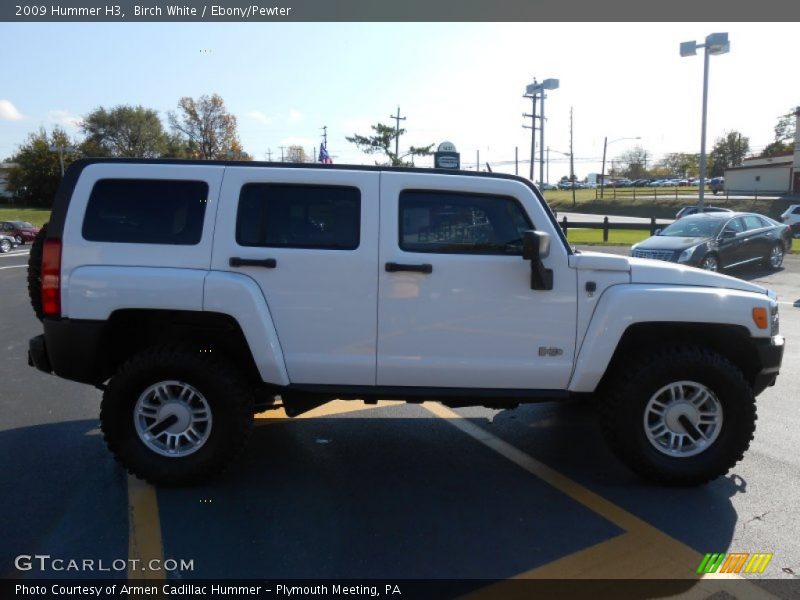 Birch White / Ebony/Pewter 2009 Hummer H3