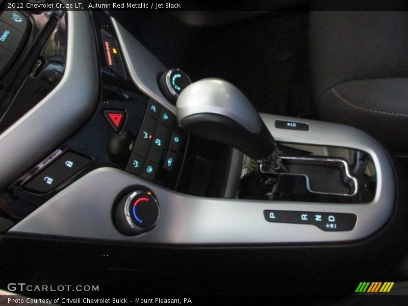 Autumn Red Metallic / Jet Black 2012 Chevrolet Cruze LT
