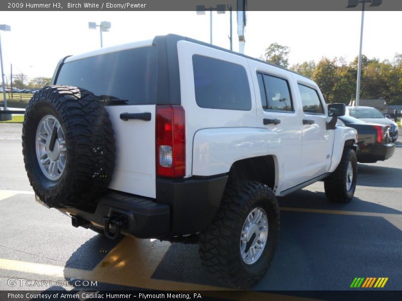 Birch White / Ebony/Pewter 2009 Hummer H3