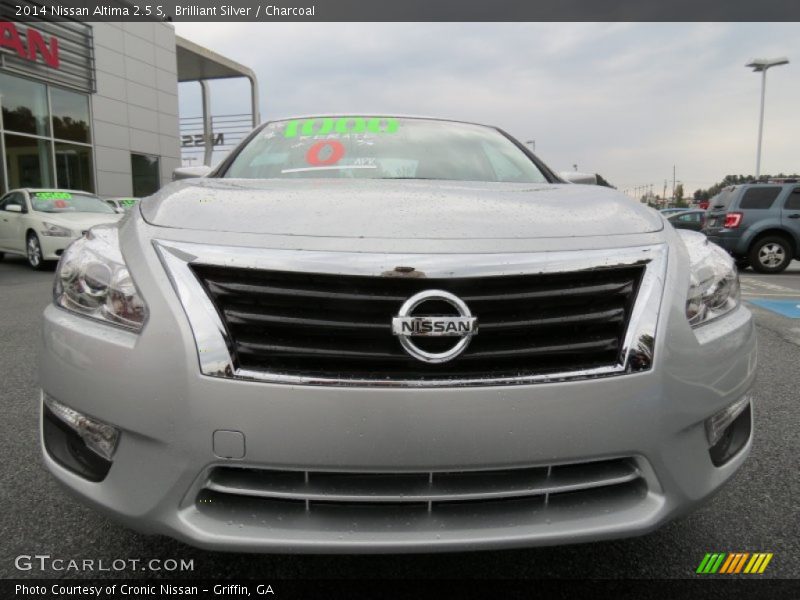 Brilliant Silver / Charcoal 2014 Nissan Altima 2.5 S