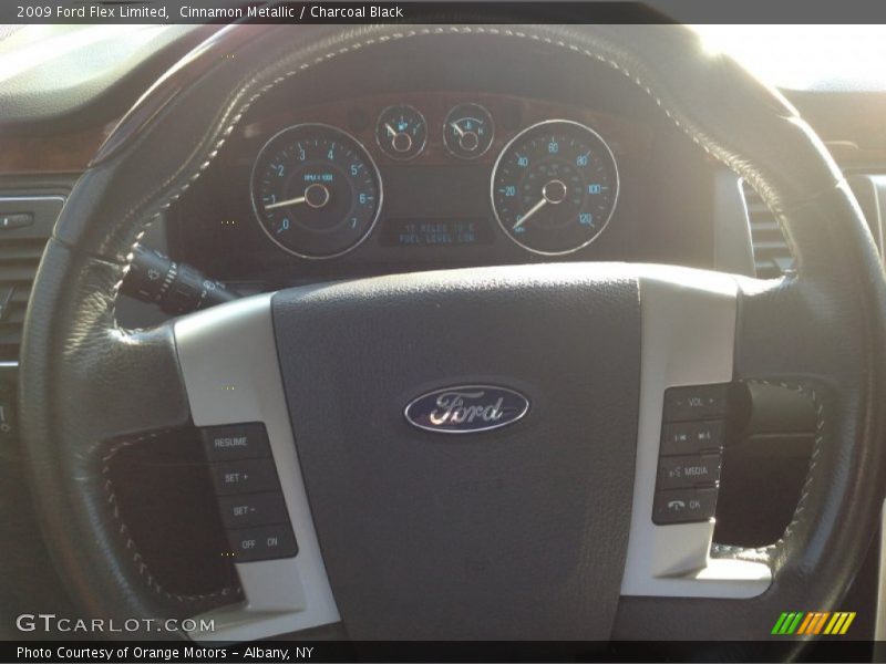 Cinnamon Metallic / Charcoal Black 2009 Ford Flex Limited