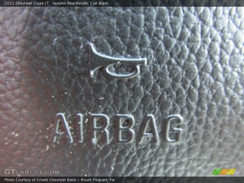 Autumn Red Metallic / Jet Black 2012 Chevrolet Cruze LT