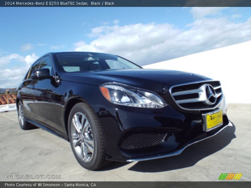 Black / Black 2014 Mercedes-Benz E E250 BlueTEC Sedan