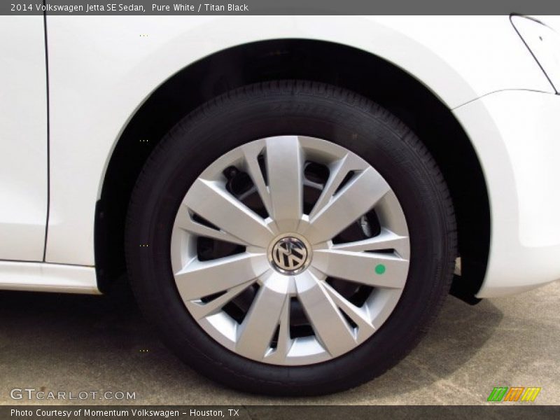 Pure White / Titan Black 2014 Volkswagen Jetta SE Sedan