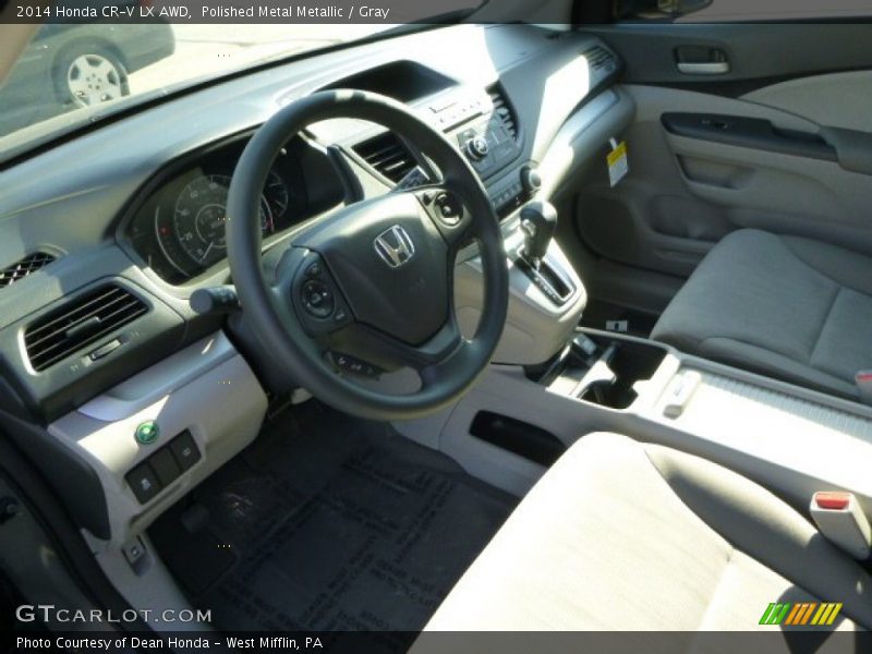 Polished Metal Metallic / Gray 2014 Honda CR-V LX AWD