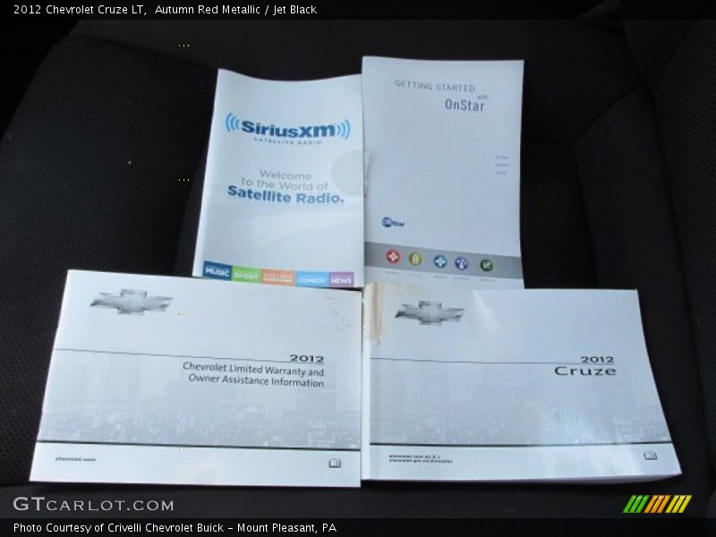 Autumn Red Metallic / Jet Black 2012 Chevrolet Cruze LT