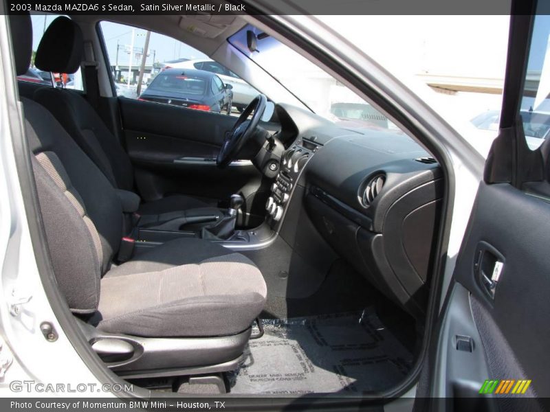 Satin Silver Metallic / Black 2003 Mazda MAZDA6 s Sedan