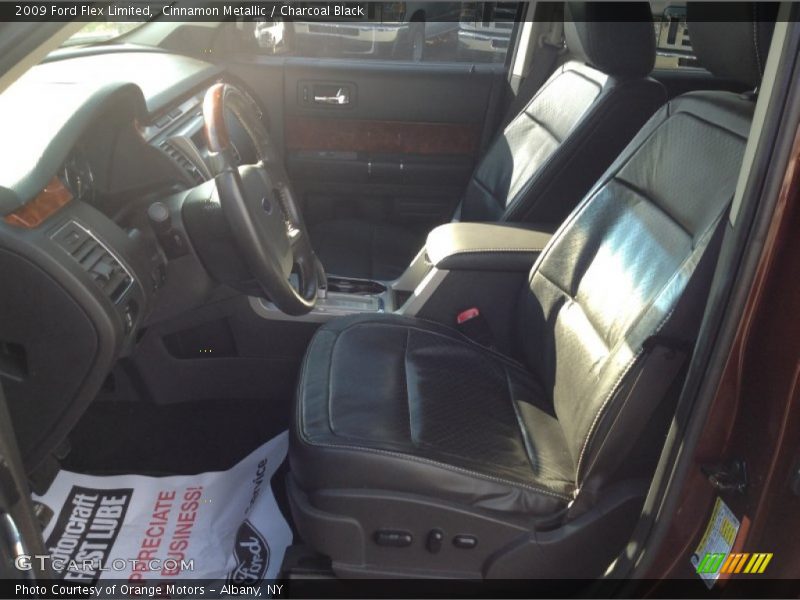 Cinnamon Metallic / Charcoal Black 2009 Ford Flex Limited