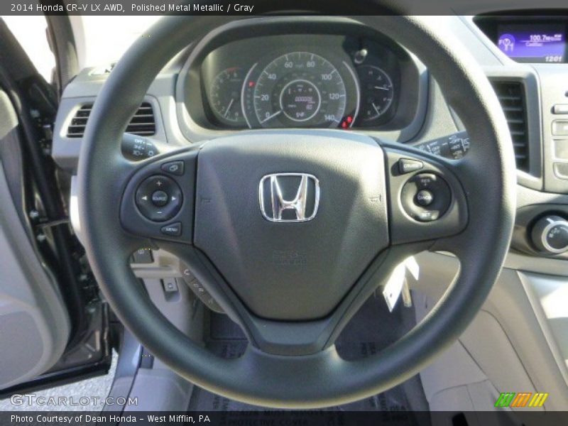 Polished Metal Metallic / Gray 2014 Honda CR-V LX AWD
