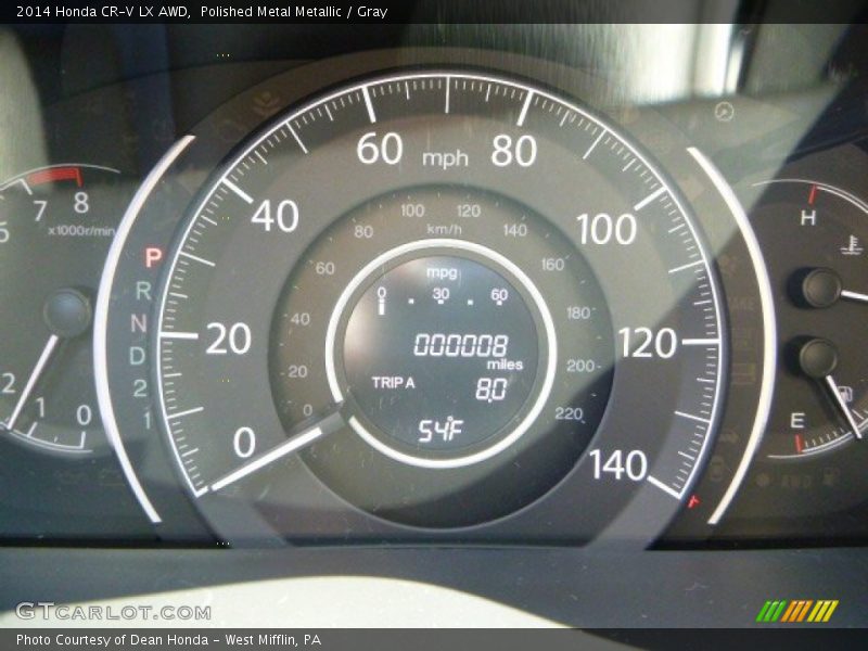 Polished Metal Metallic / Gray 2014 Honda CR-V LX AWD