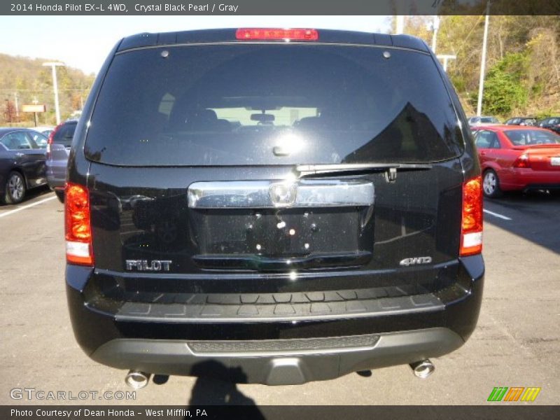 Crystal Black Pearl / Gray 2014 Honda Pilot EX-L 4WD