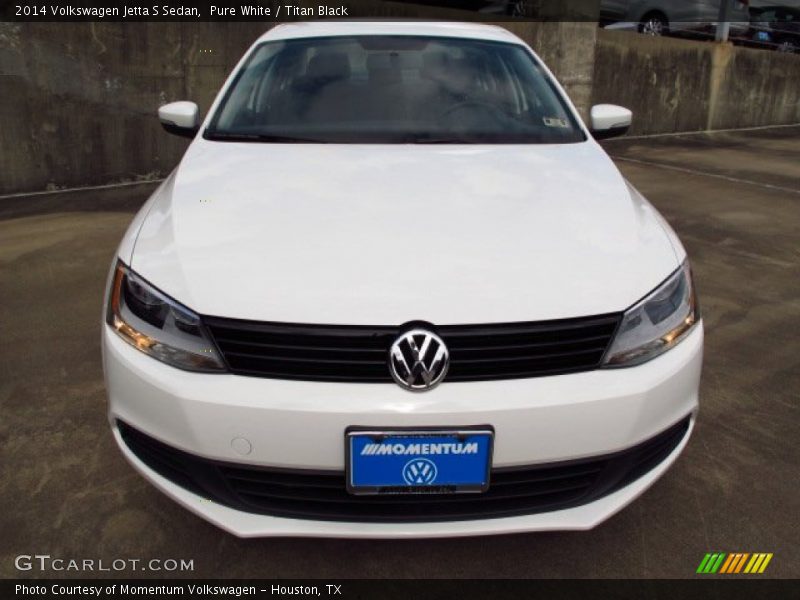 Pure White / Titan Black 2014 Volkswagen Jetta S Sedan