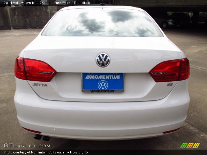Pure White / Titan Black 2014 Volkswagen Jetta S Sedan