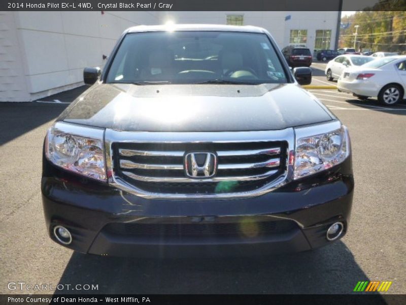 Crystal Black Pearl / Gray 2014 Honda Pilot EX-L 4WD