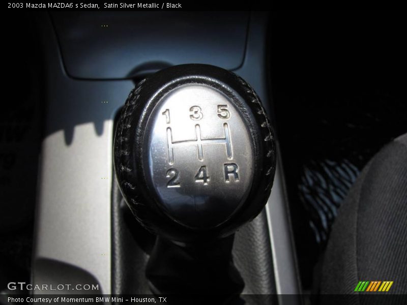 Satin Silver Metallic / Black 2003 Mazda MAZDA6 s Sedan