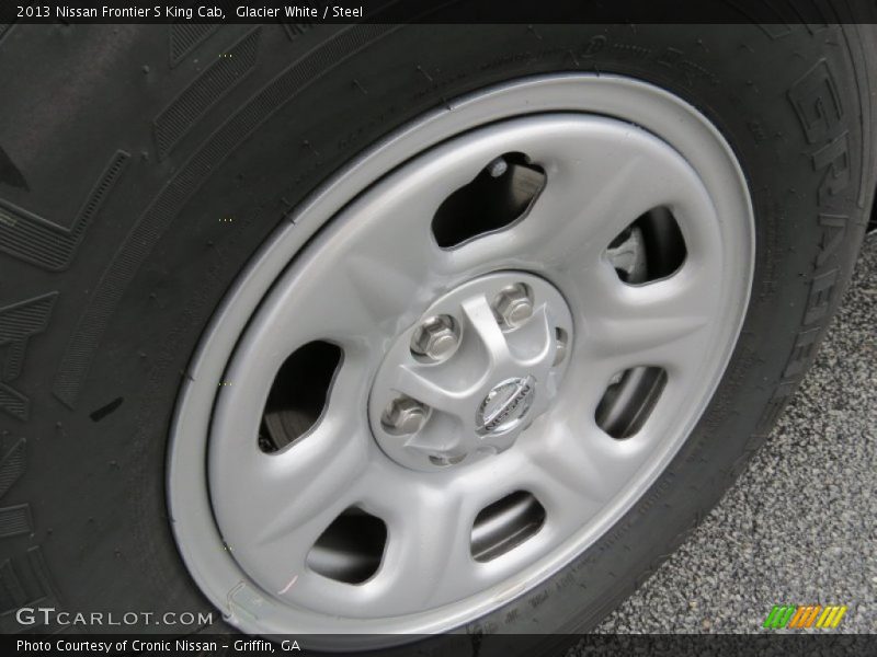 Glacier White / Steel 2013 Nissan Frontier S King Cab