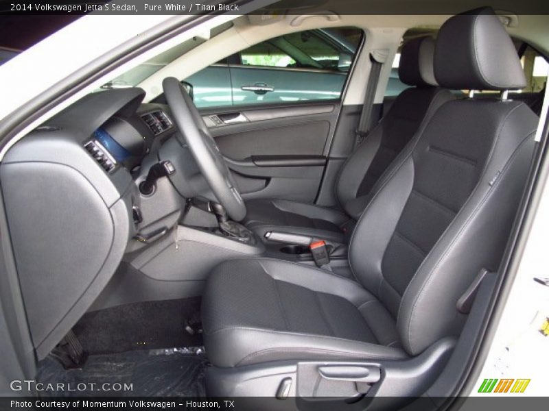 Pure White / Titan Black 2014 Volkswagen Jetta S Sedan