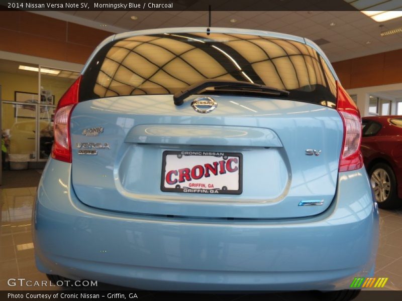 Morningsky Blue / Charcoal 2014 Nissan Versa Note SV