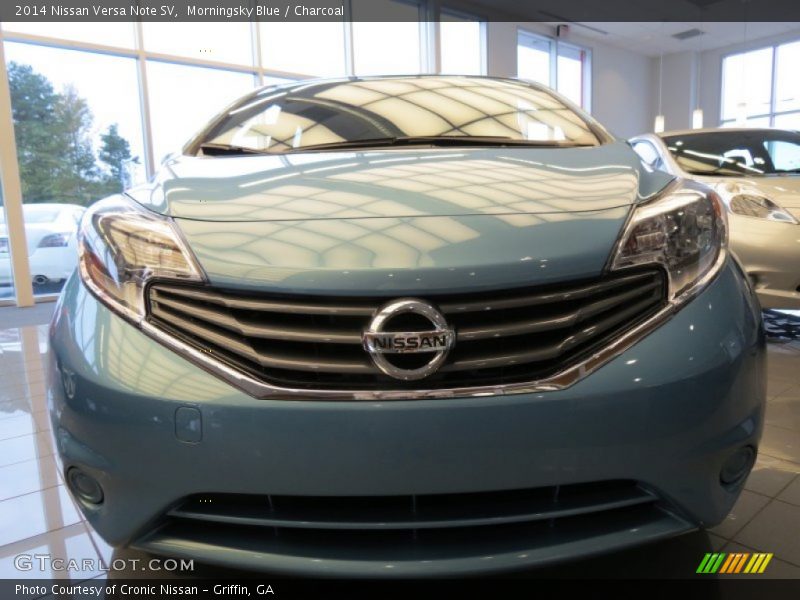 Morningsky Blue / Charcoal 2014 Nissan Versa Note SV