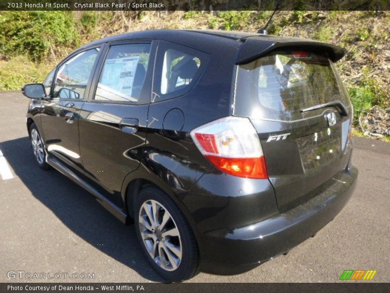 Crystal Black Pearl / Sport Black 2013 Honda Fit Sport