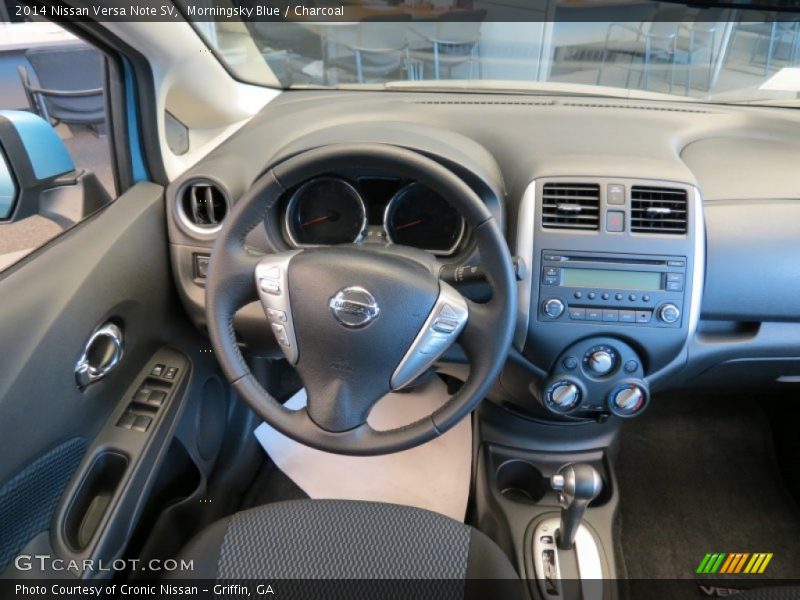 Morningsky Blue / Charcoal 2014 Nissan Versa Note SV